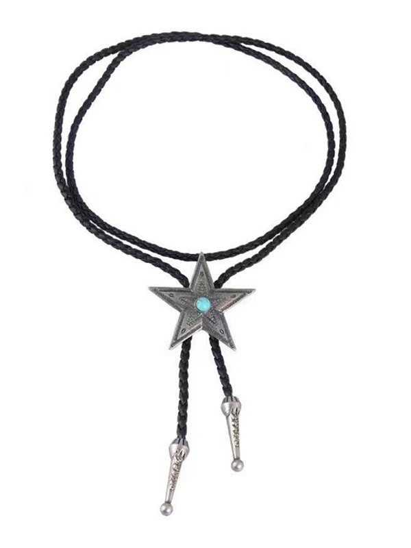 Collar con dije de estrella convertible-2